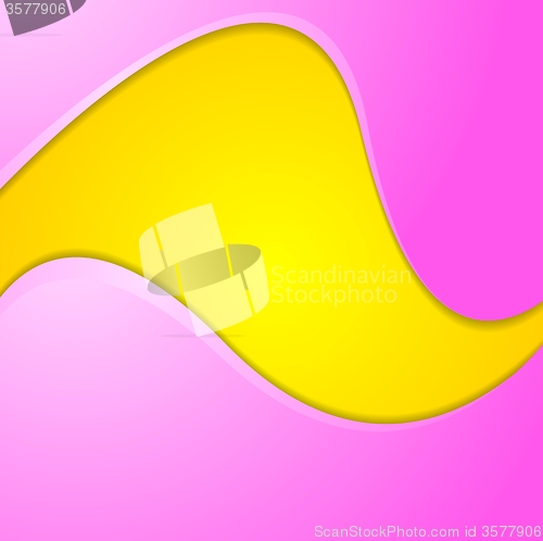 Image of Abstract colorful waves background