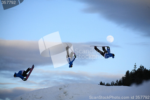Image of Snowboardjump sequence