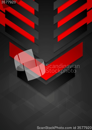 Image of Dark abstract tech corporate background