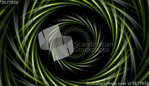 Image of Abstract green vector tech background