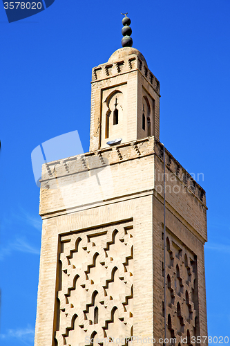 Image of the history in maroc africa  minaret  