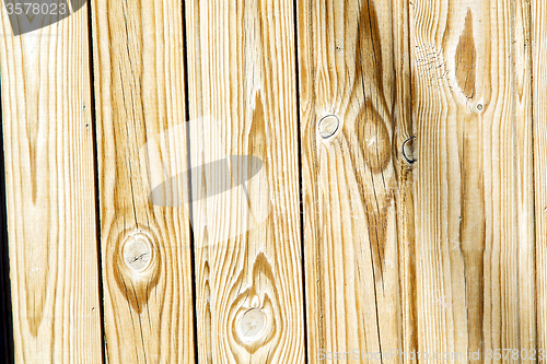 Image of nail dirty stripped paint in the   door and rusty  yellow  