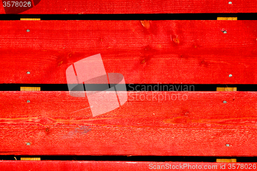 Image of   wall in old construction nail and 