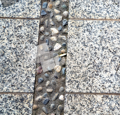 Image of besnate lombardy italy  varese    pavement of a curch and marble