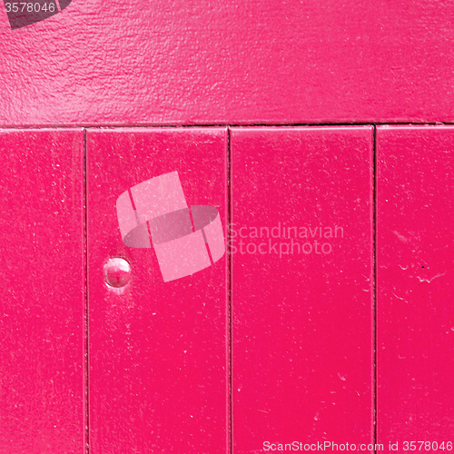 Image of   wall in old construction nail and house