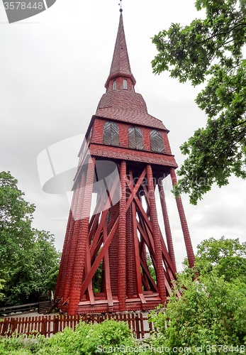 Image of wooden bell tower