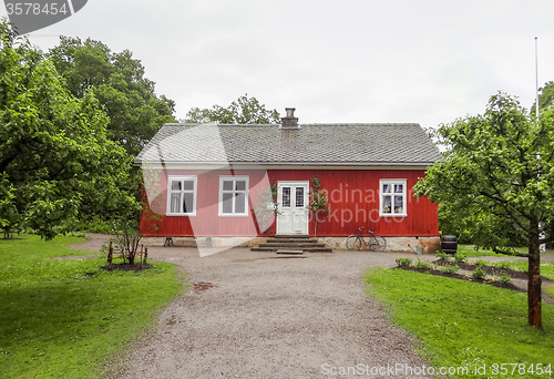 Image of red house in Sweden