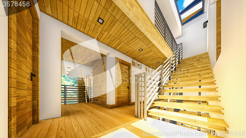 Image of Modern staircase - interior
