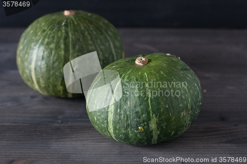 Image of Two small pumpkins ready to be cooked