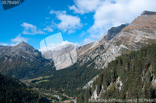 Image of Maloja Pass near St. Moritz, Switzerland