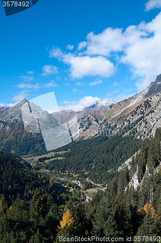 Image of Maloja Pass near St. Moritz, Switzerland