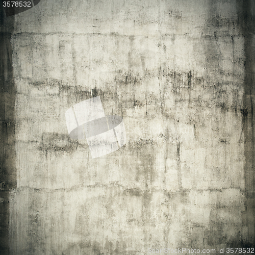 Image of weathered grunge cracked white stucco wall