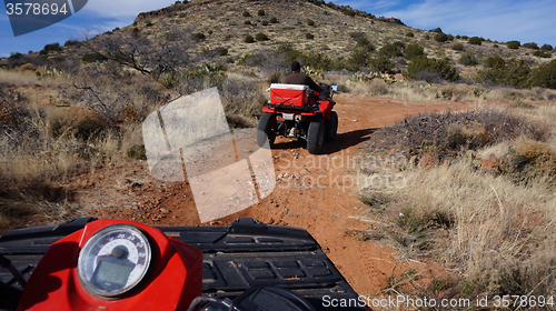 Image of All Terrain Vehicle rider