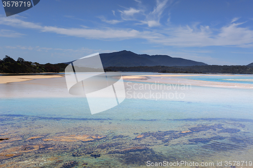 Image of Wallaga Mouth views to Mt Gulaga Australia