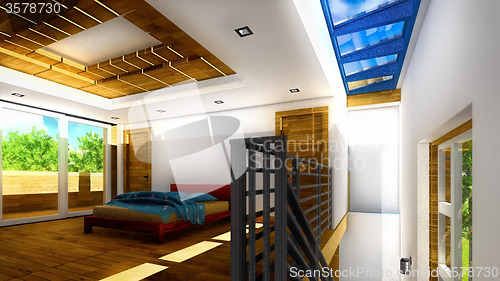 Image of Modern staircase - interior