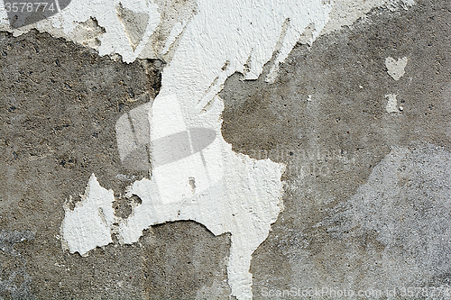 Image of Brushed white wall texture - dirty background