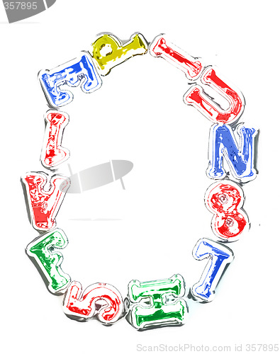 Image of You can write messages with this letters series