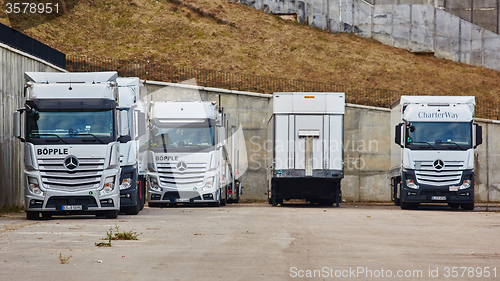 Image of Kiev, Ukraine - OCTOBER 10, 2015: Mercedes Benz star experience. The interesting of test drives