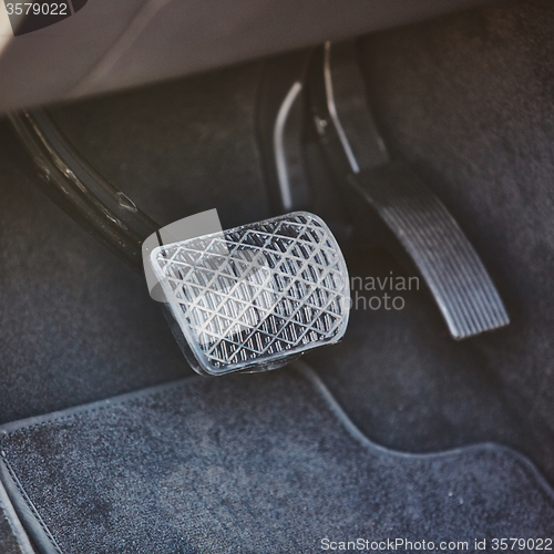 Image of Luxury car interior details.