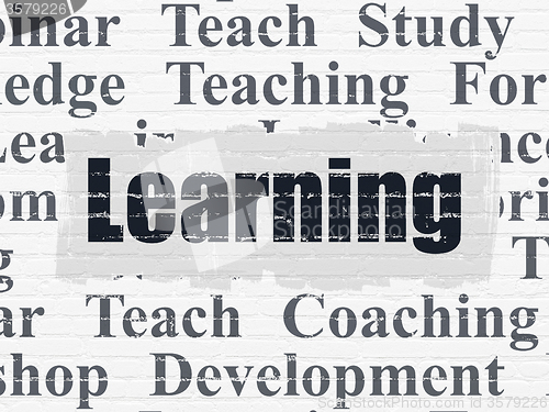 Image of Learning concept: Learning on wall background