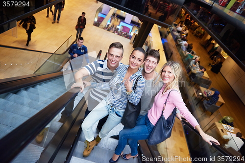 Image of friends in shopping