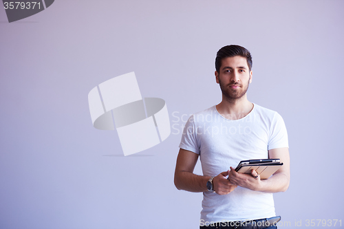 Image of student working on tablet