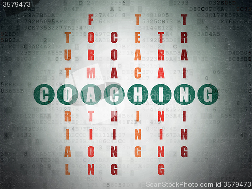 Image of Learning concept: Coaching in Crossword Puzzle