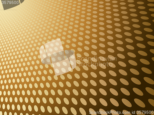 Image of Grid Circles Represents Brown Design And Pattern