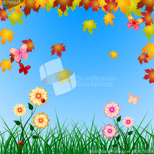 Image of Landscape Copyspace Indicates Design Backgrounds And Foliage