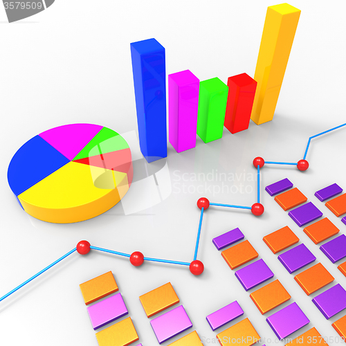 Image of Graph Report Represents Trend Graphics And Finance