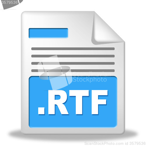 Image of Rtf File Indicates Organized Archiving And Correspondence