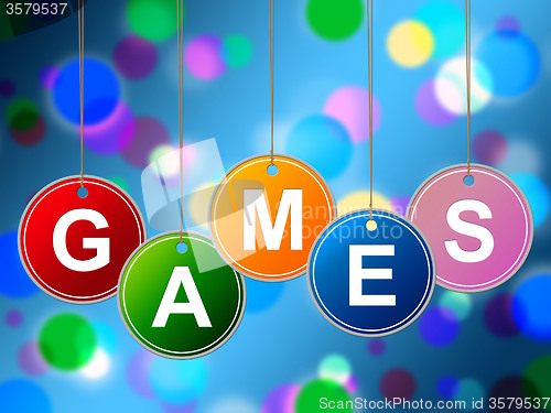 Image of Games Play Represents Recreational Gaming And Entertainment