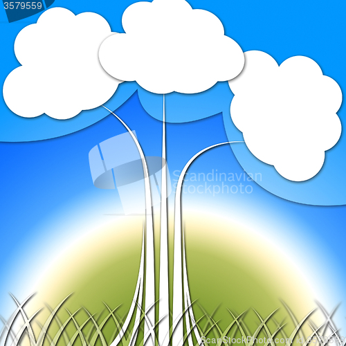 Image of Tree Background Means Branches Growth And Natural World\r