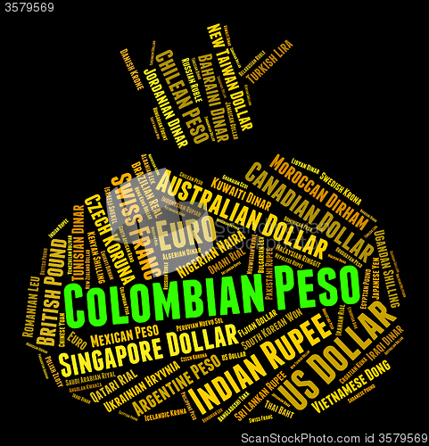 Image of Colombian Peso Means Worldwide Trading And Coinage