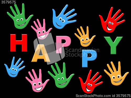 Image of Joy Happy Represents Children Youngsters And Happiness
