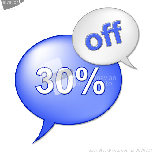 Image of Thirty Percent Off Shows Reduction Save And Cheap