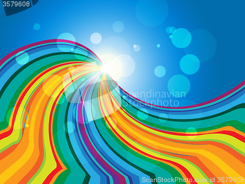 Image of Copyspace Background Means Light Burst And Abstract