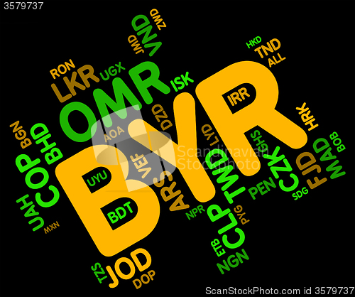 Image of Byr Currency Indicates Forex Trading And Belarusian