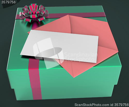 Image of Gift Tag Shows Text Space And Copy-Space