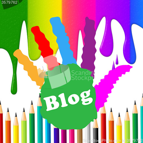 Image of Kids Blog Indicates Online Toddlers And Child