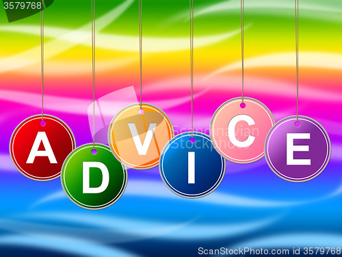 Image of Advice Advisor Indicates Recommendations Advisory And Help