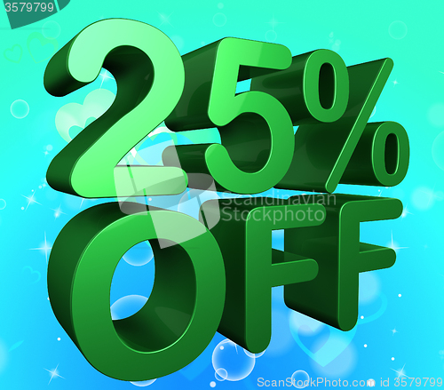 Image of Twenty Five Percent Represents 25% Off And Cheap
