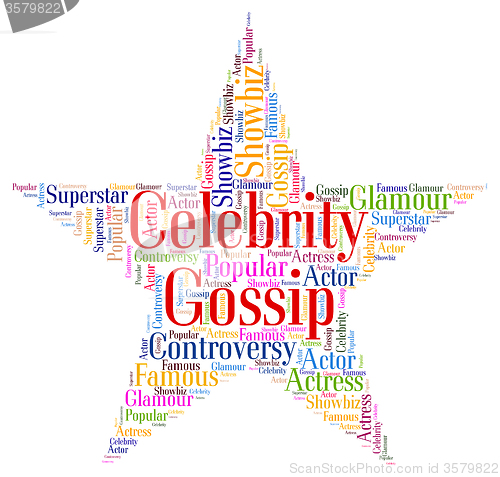 Image of Celebrity Gossip Means Chat Room And Fame