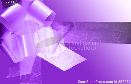 Image of Blue ribbon and bow