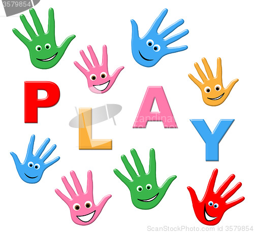 Image of Kids Playing Indicates Free Time And Youth