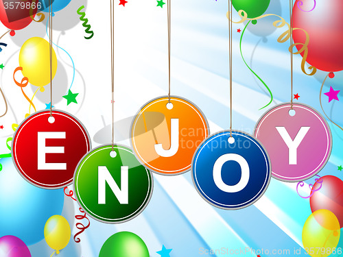 Image of Enjoy Party Represents Celebration Jubilant And Celebrations