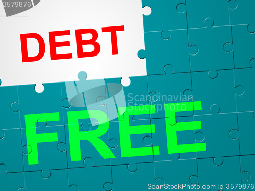 Image of Debt Free Means Debit Card And Arrears