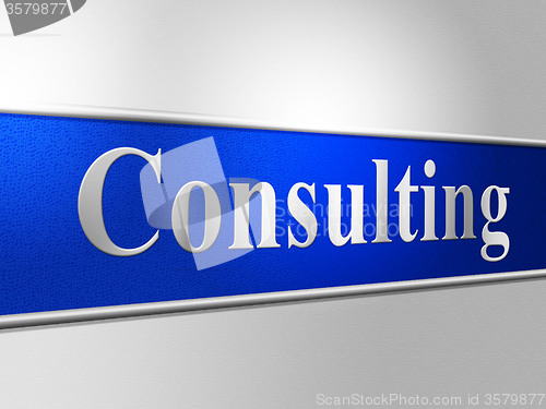 Image of Consult Consulting Indicates Refer To And Ask