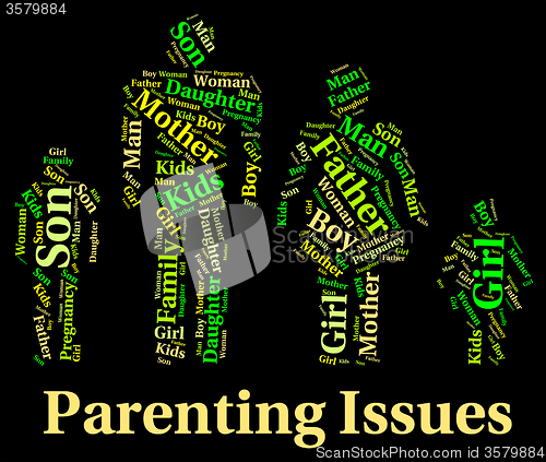 Image of Parenting Issues Means Mother And Baby And Affairs