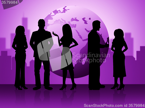 Image of Business People Represents Globalization Corporate And Businessmen